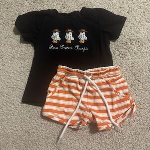 Souther Darlin’ Smocks Boot Scootin Boogie Short Set